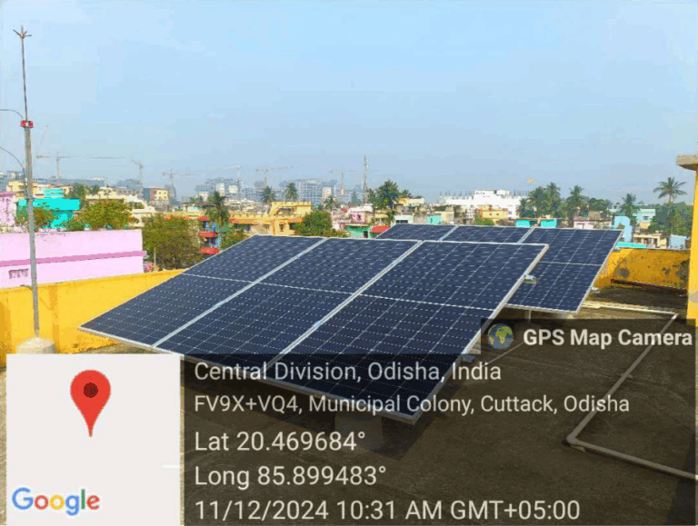 SARAT CHANDRA SENAPATI -3KW ON-GRID SYSTEM